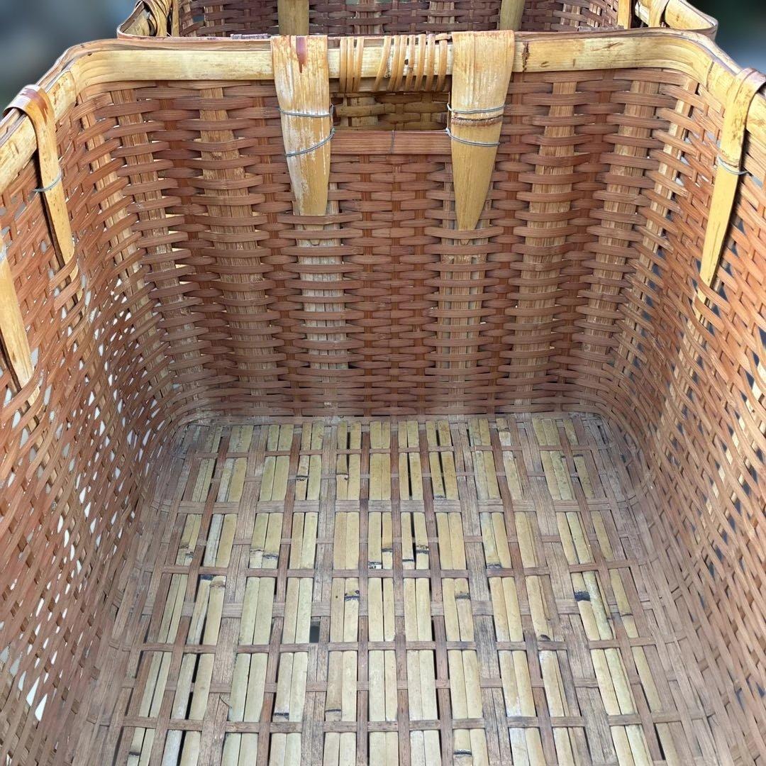 ビックサイズ竹籠2つ送料元払いに変えました