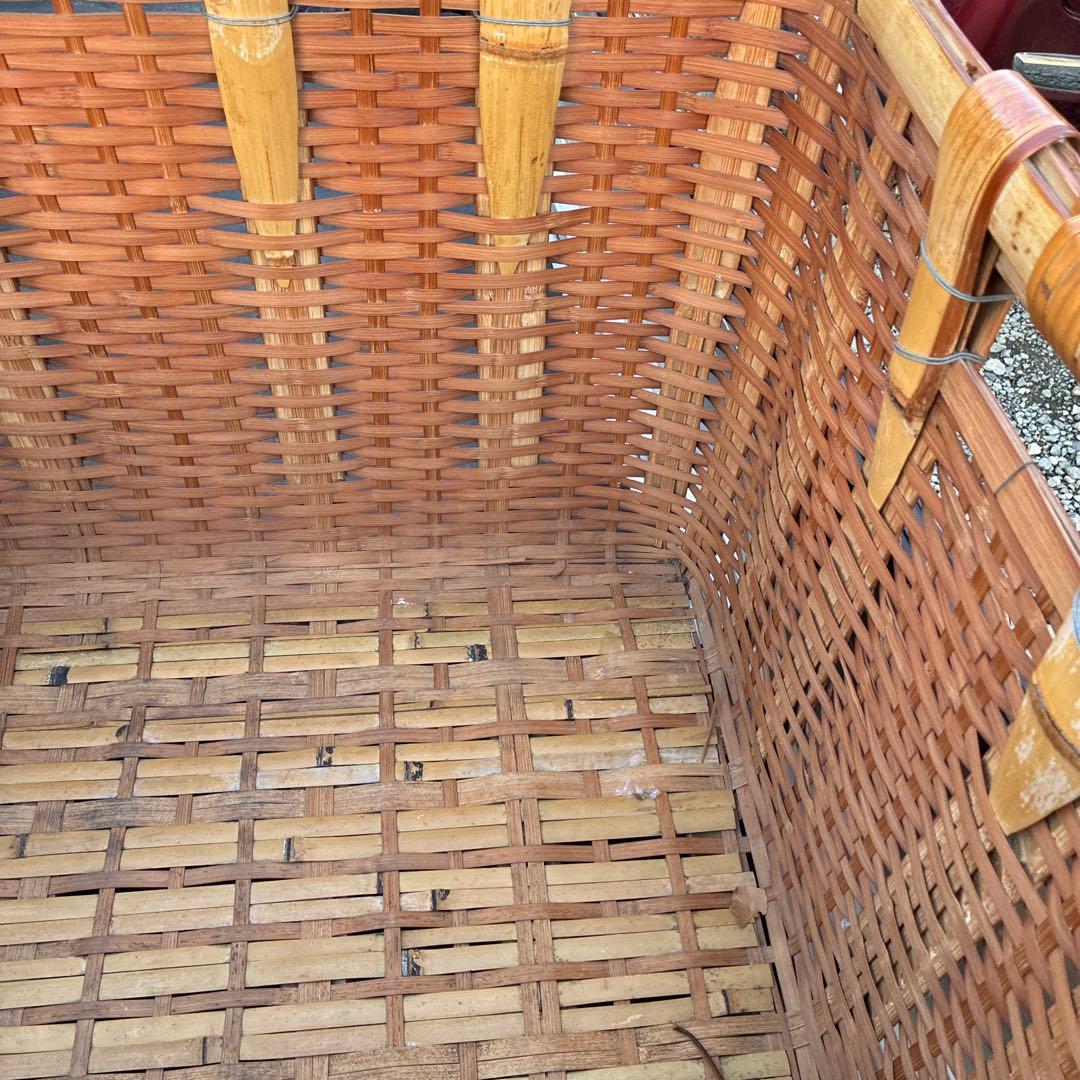 ビックサイズ竹籠2つ送料元払いに変えました