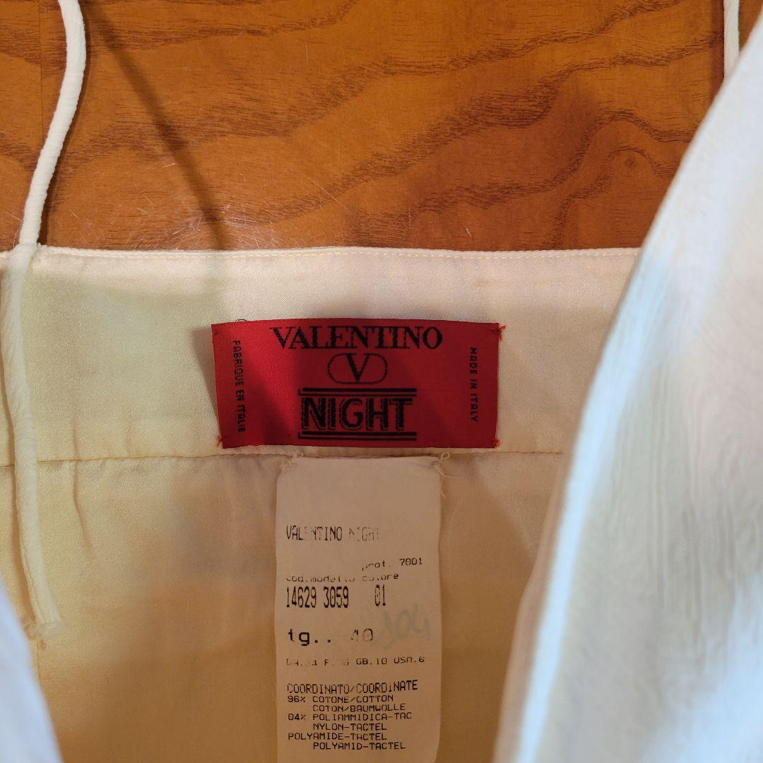 VALENTINO NIGFT ホワイト リボン ビスチェ