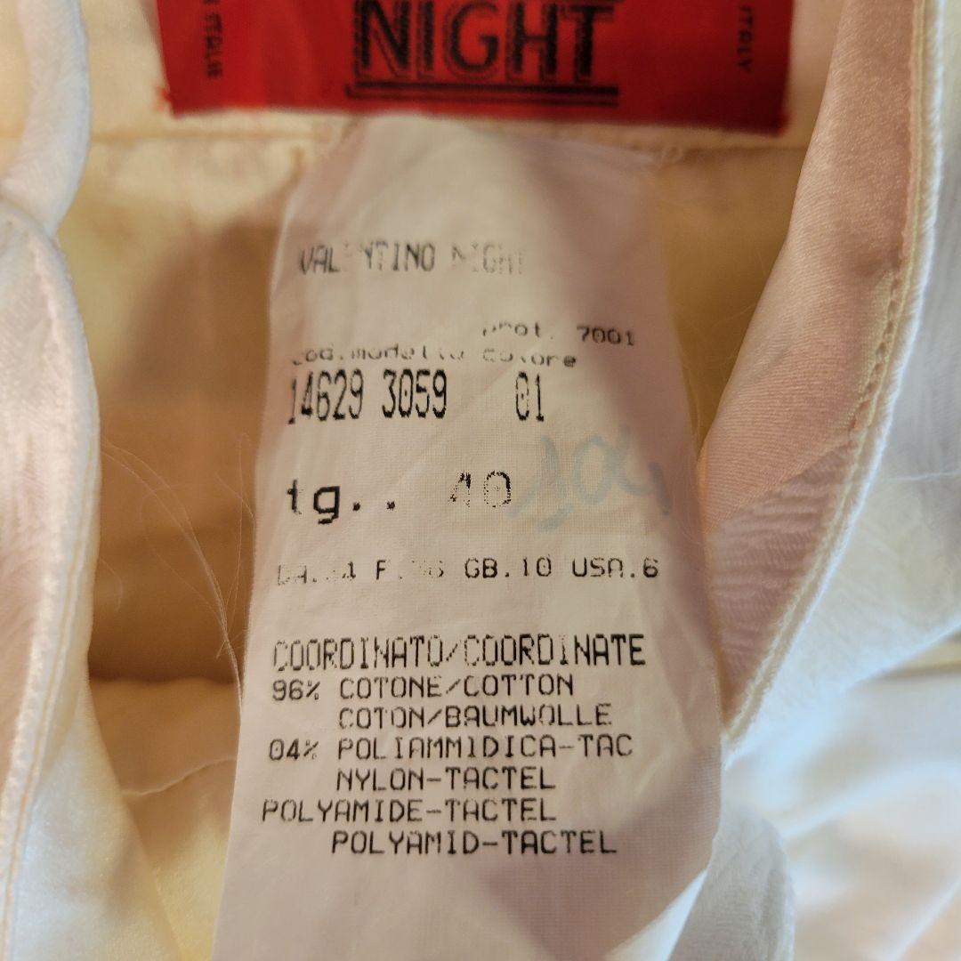 VALENTINO NIGFT ホワイト リボン ビスチェ