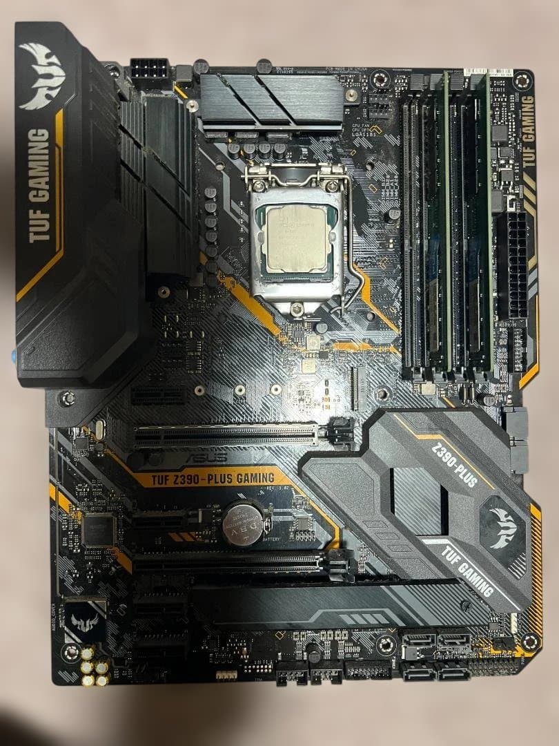 ASUS TUF Z390-PLUS GAMING CPU i5 9400付き