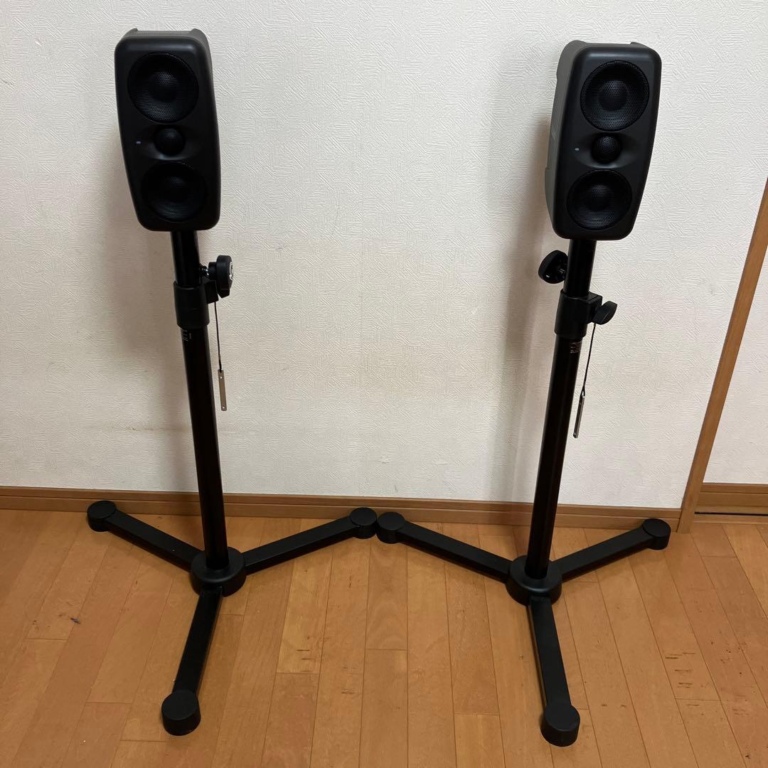 2本セットK&M 26720 + K&M 24521/3/8スピーカースタンド