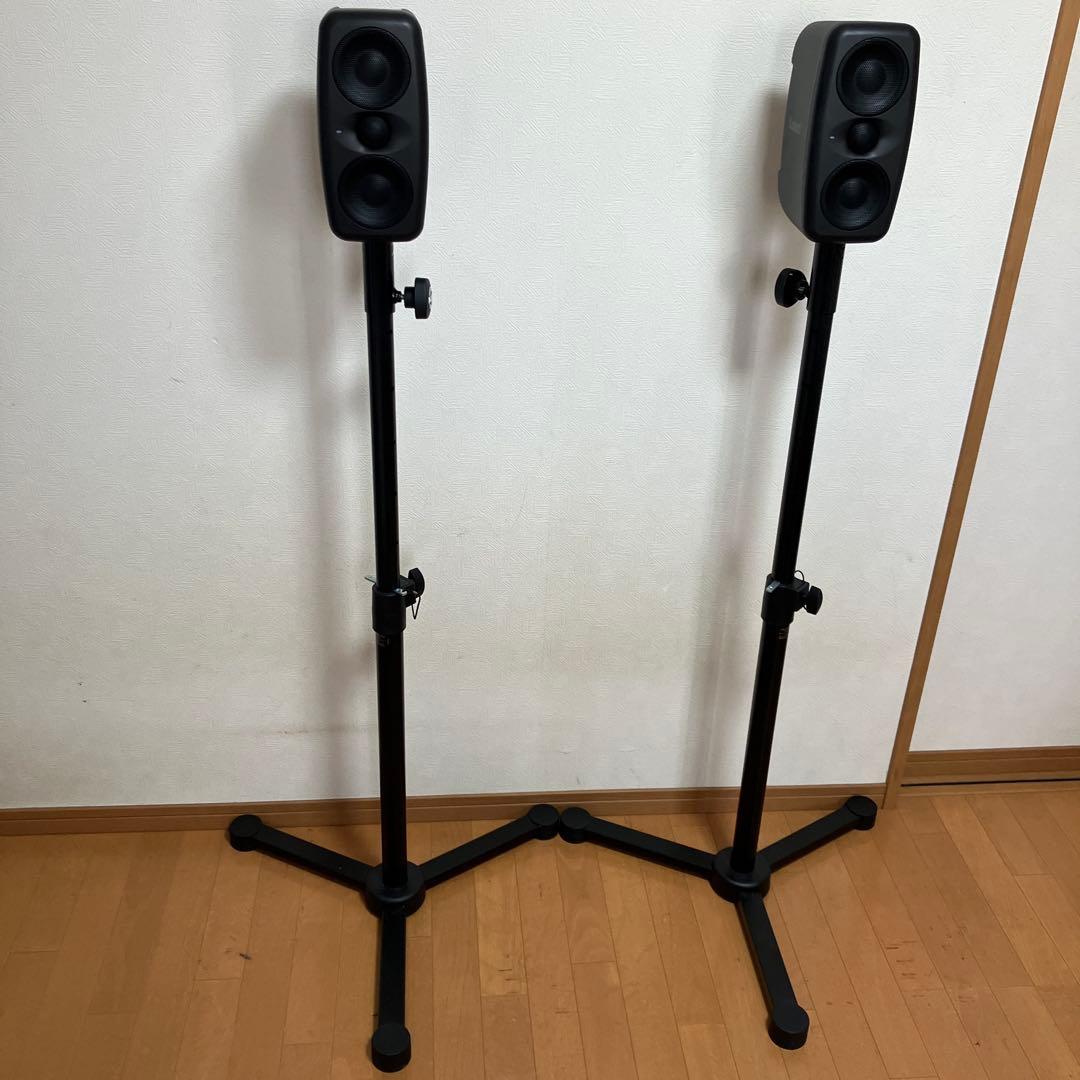 2本セットK&M 26720 + K&M 24521/3/8スピーカースタンド