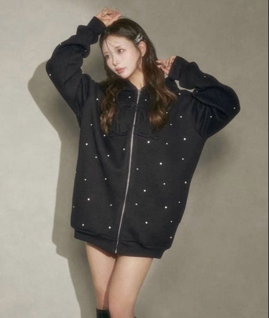 Darich DDロゴビジュージップパーカー ブラック　新品