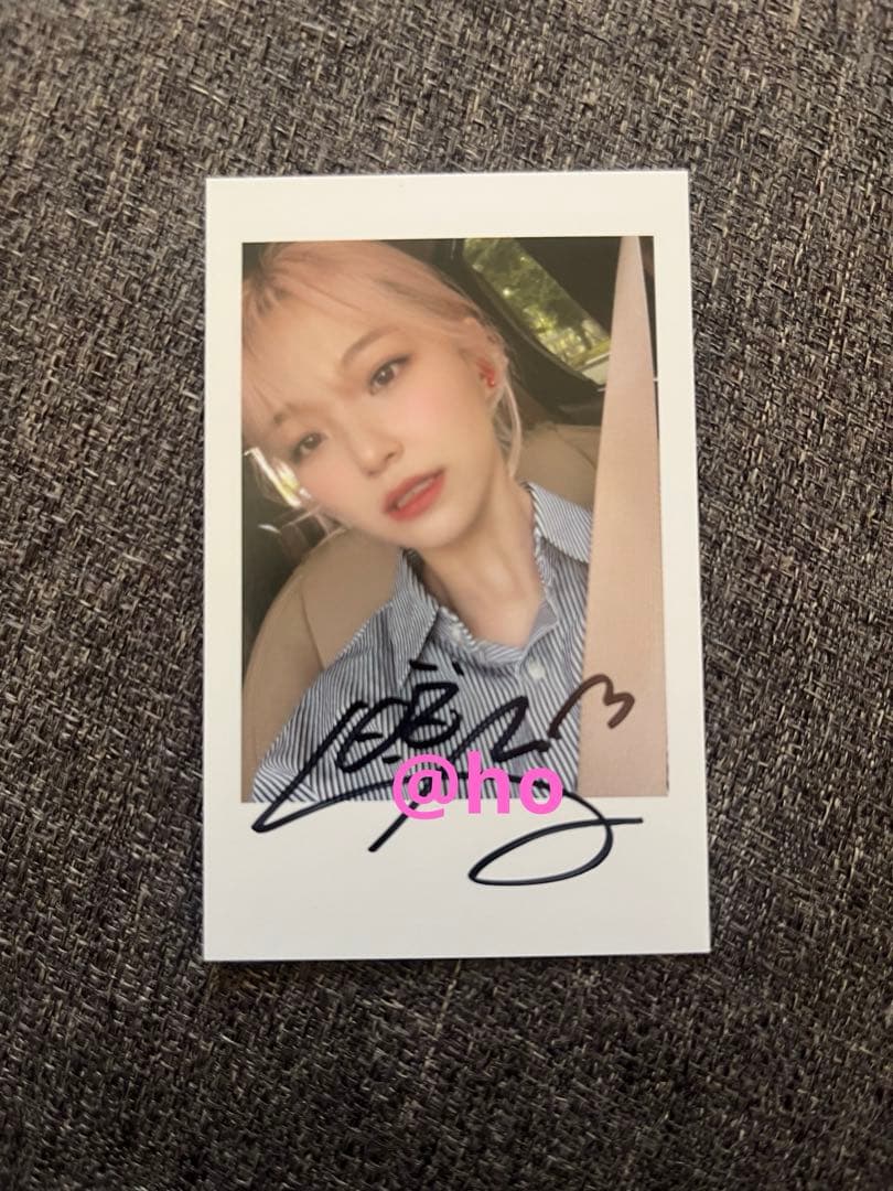 fromis_9 ジホン 直筆 サイン トレカ