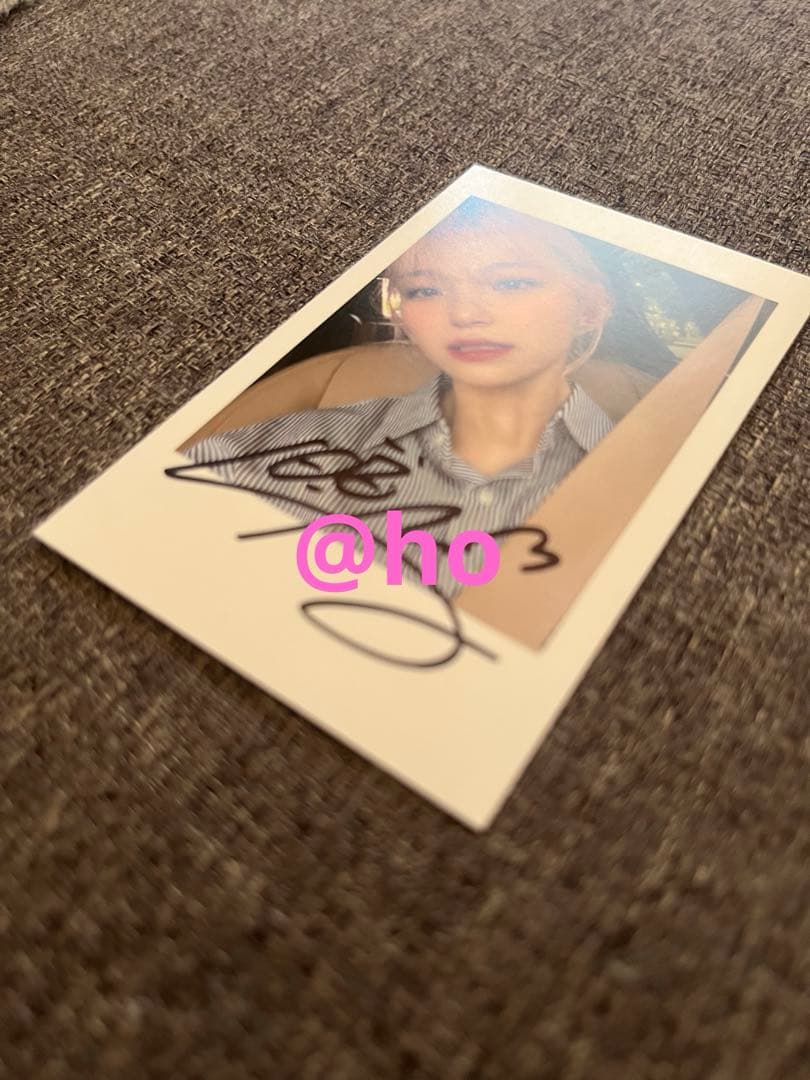 fromis_9 ジホン 直筆 サイン トレカ