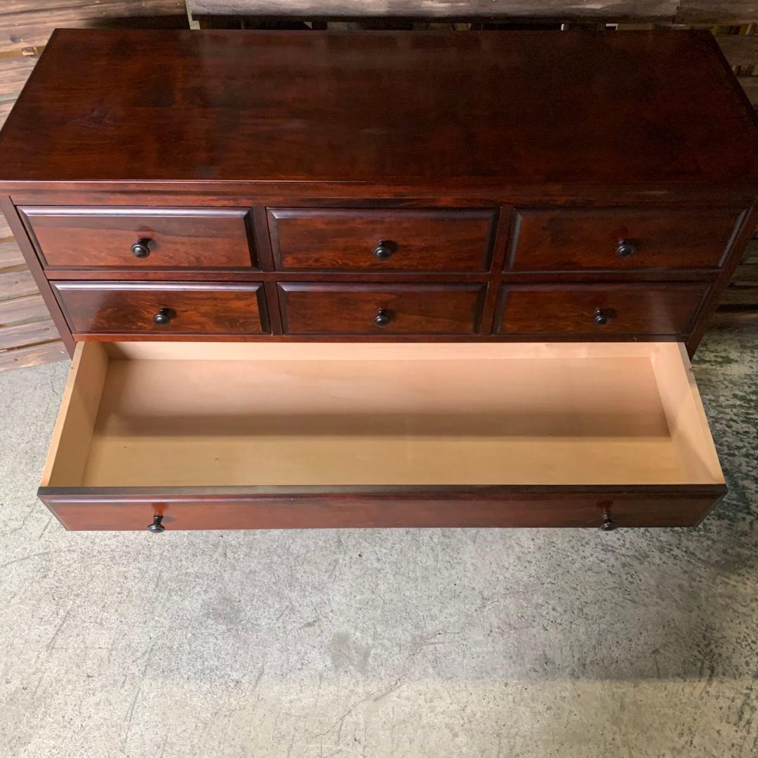 H589\" 古潭民芸家具 タンス 8杯 W1190