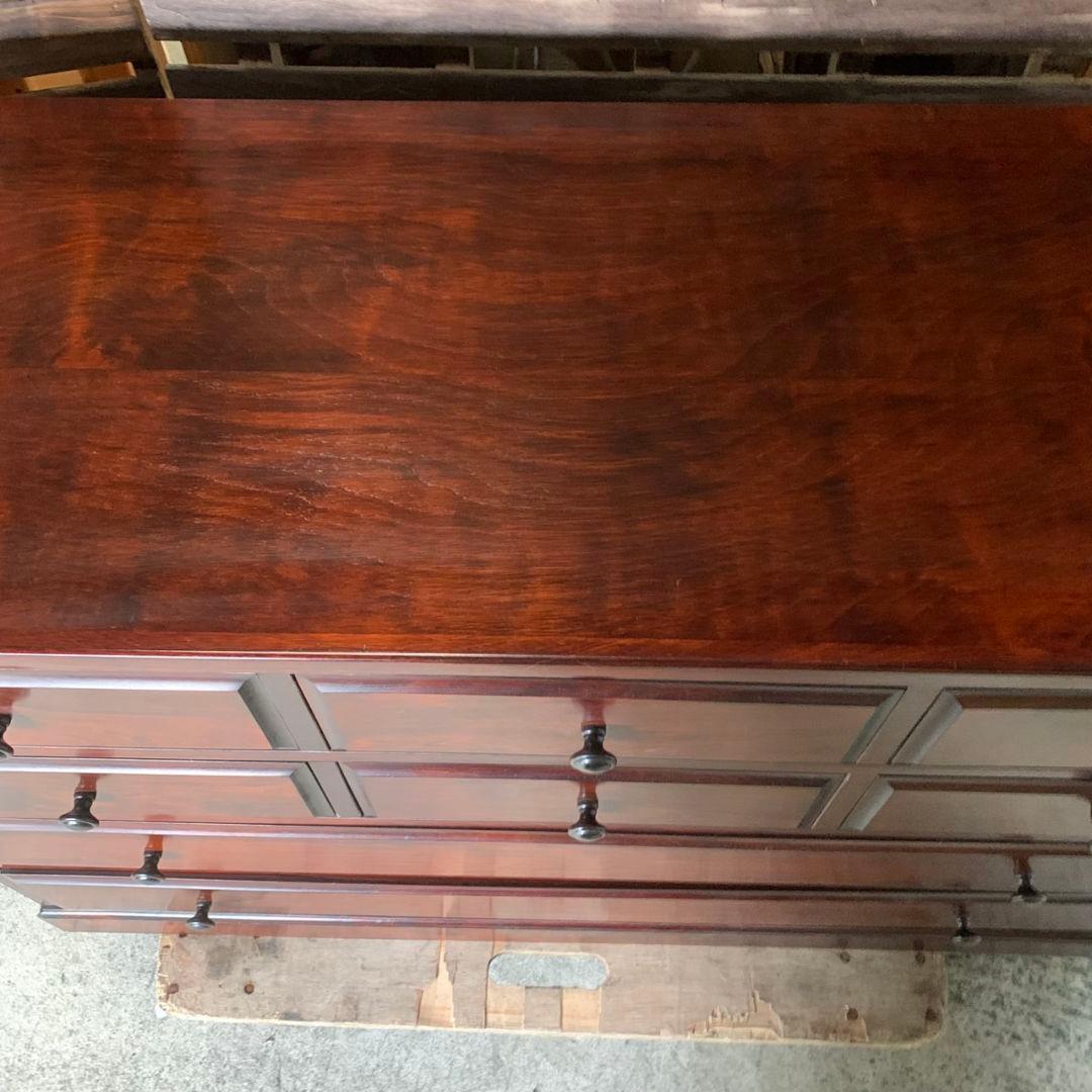 H589\" 古潭民芸家具 タンス 8杯 W1190