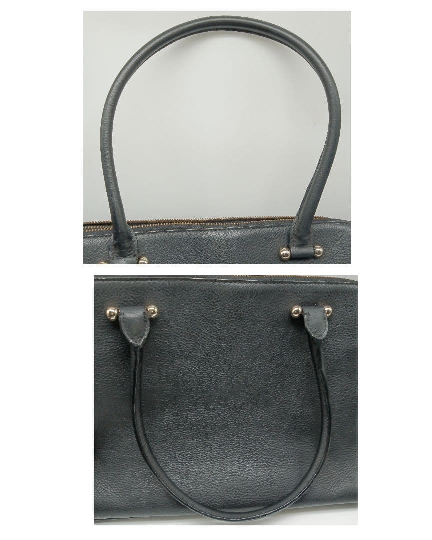 ケイトスペード　ビジネスバッグ　トップバッグ　ハンドバッグ　A4収納可　黒レザー