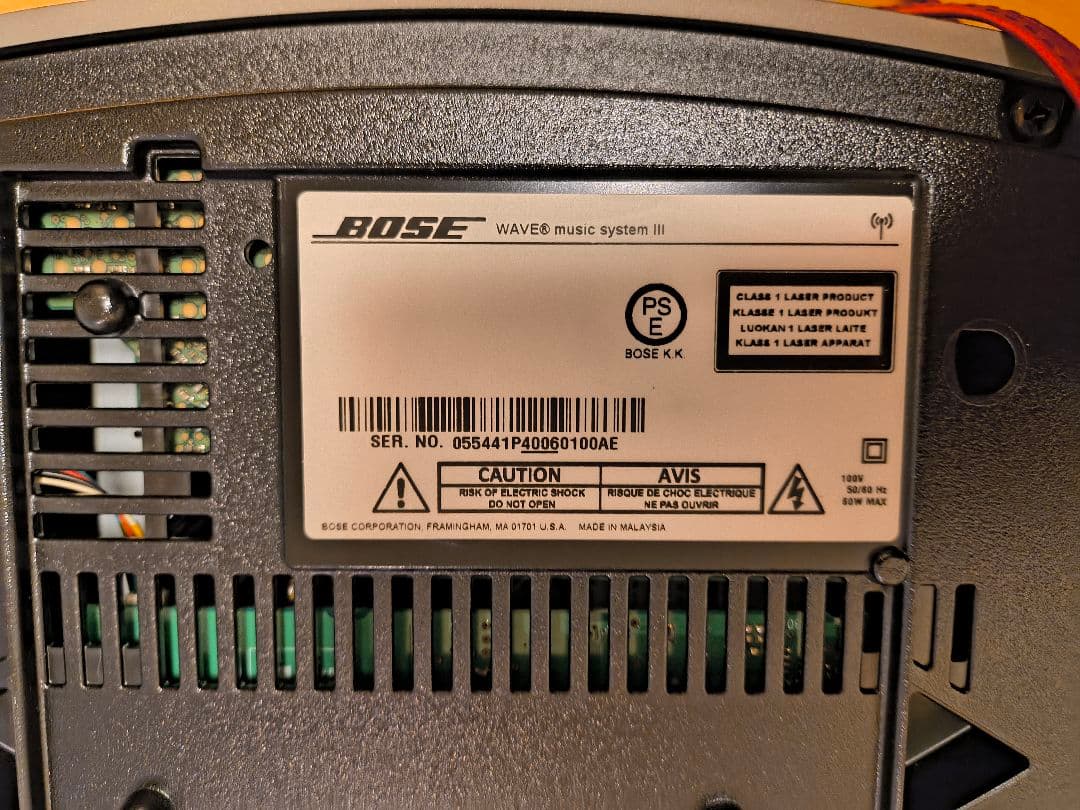 Bose WAVE MusicSystemIII 本体+リモコン+スタンド