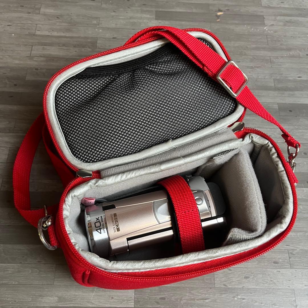 JVC Everio ビデオカメラ GZ-E600-N 本体 ピンク 説明書付