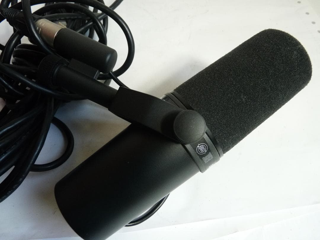 SHURE SM7B ダイナミックマイク ポップフィルター付き