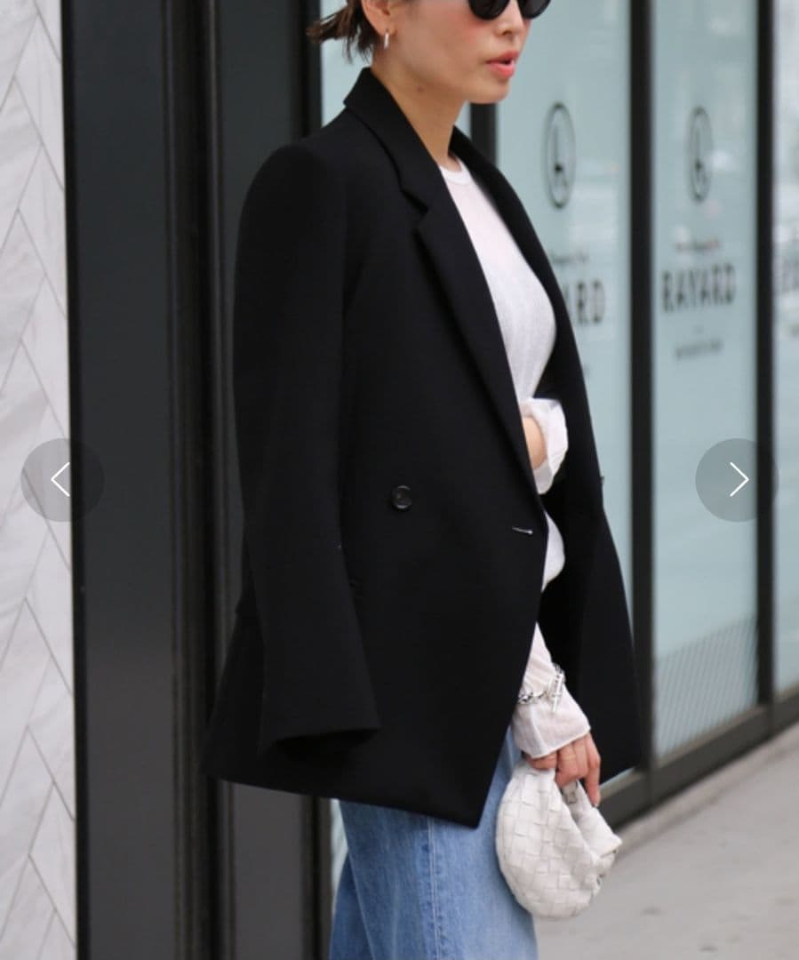 【新品未使用】Deuxieme Class ウール ダブルクロスジャケット