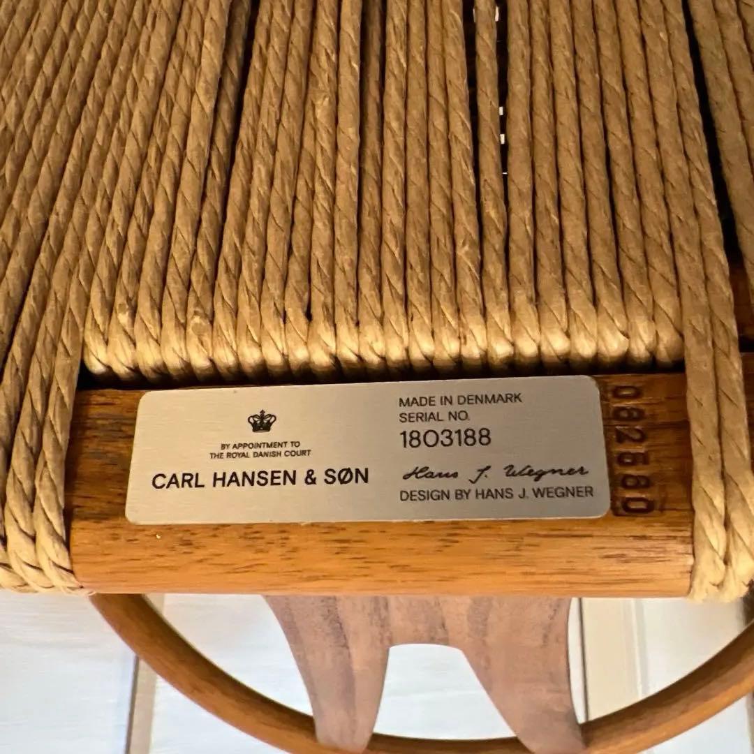 CH24 Yチェア チーク材オイル仕上げSH45cm【正規品】生産終了品 希少