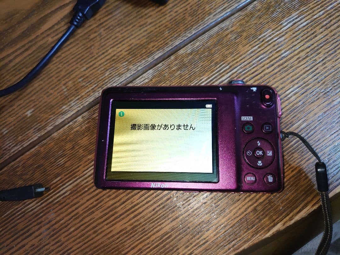 Nikon COOLPIX デジタルカメラ ピンク S3500 動作品