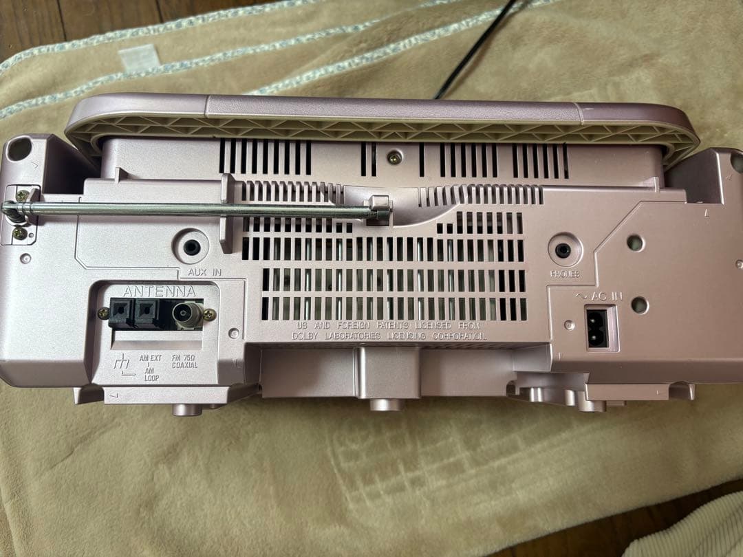 Victor MD/CD/カセットデッキ ピンク