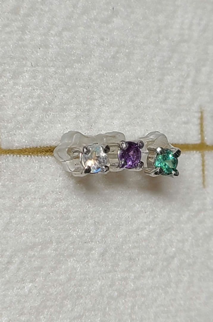 moca★ブラジルバターリャパライバトルマリン★ピアスオーダー