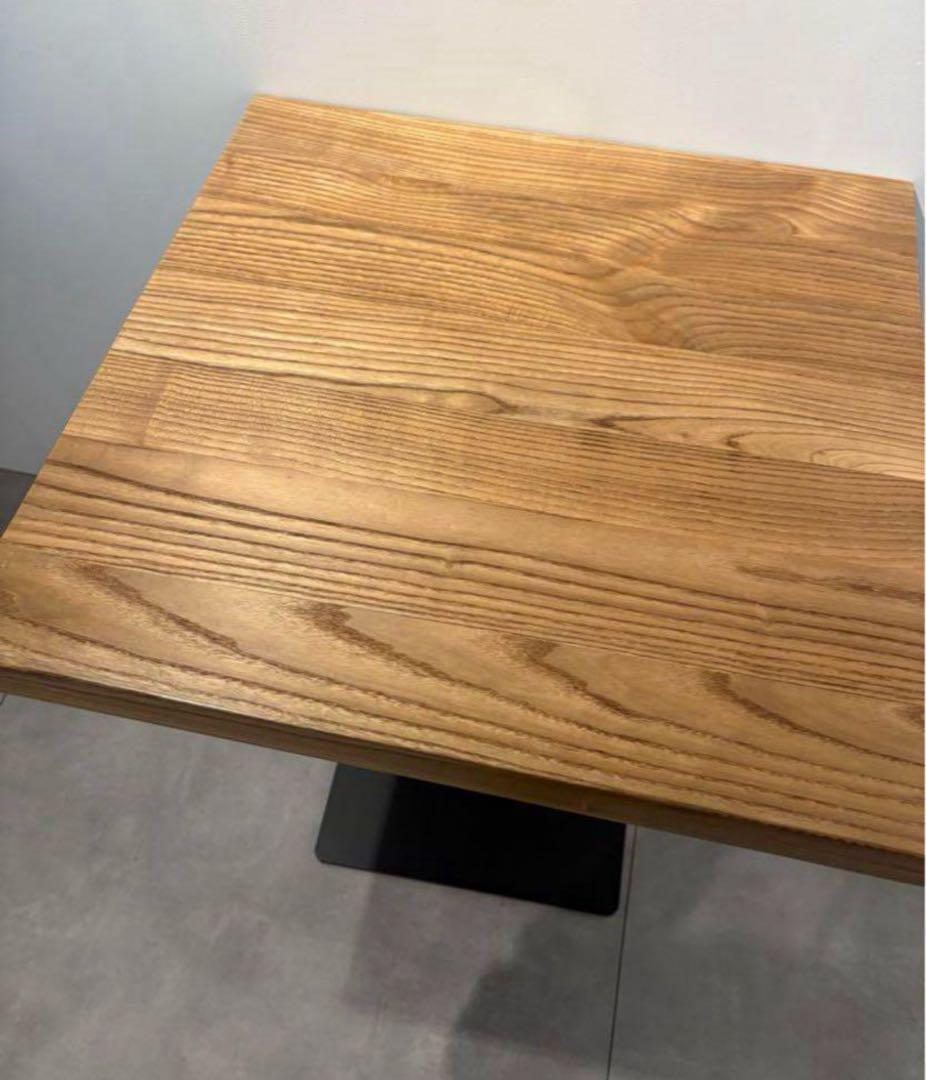 Coco　カフェ倒産品！ナチュラルウッド正方形テーブル②