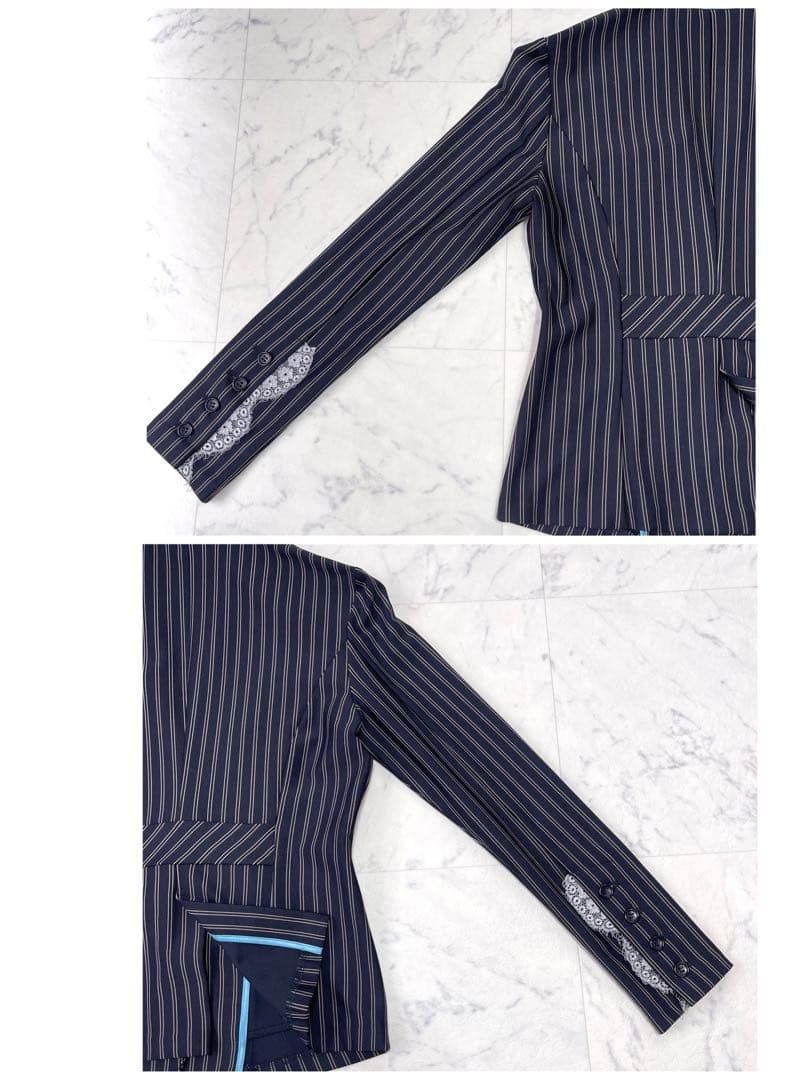 希少✨レジィーナロマンティコ 限定品 スカートスーツ セットアップ レース 濃紺