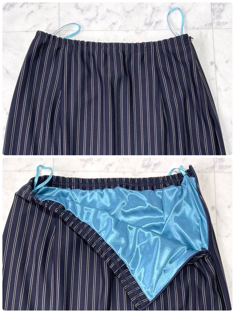 希少✨レジィーナロマンティコ 限定品 スカートスーツ セットアップ レース 濃紺