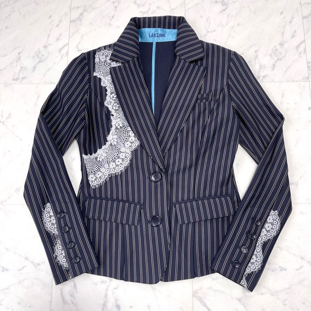 希少✨レジィーナロマンティコ 限定品 スカートスーツ セットアップ レース 濃紺