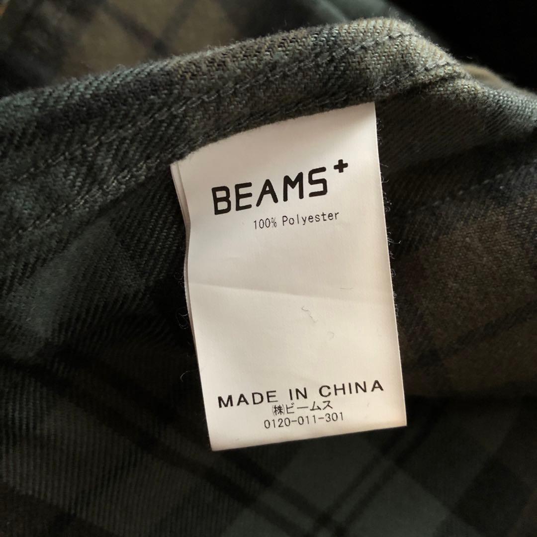 未使用【春物】BEAMS+ ビームスプラス チェック カバーオール ジャケット