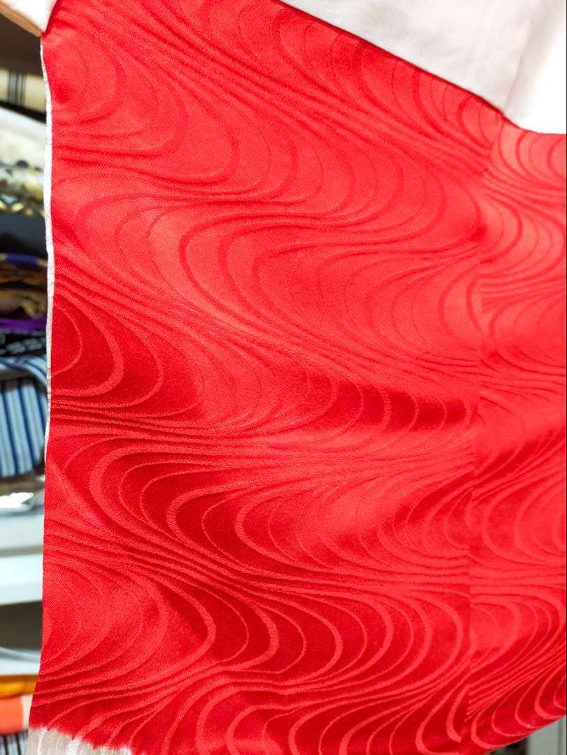 □ 正絹女児用　お宮参り　掛け着　初着　七五三　アンティーク　可愛い花柄刺繍