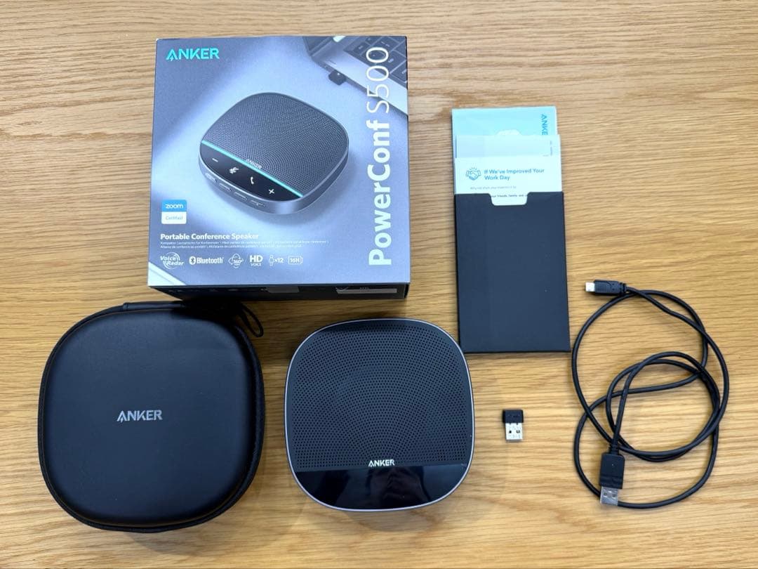 【美品】Anker PowerConf S500 マイクスピーカー