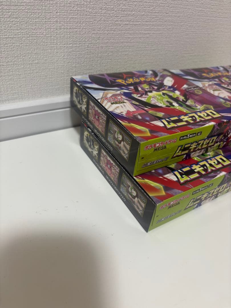 ポケモンカード ムキニスゼロ 4BOX シュリなし ペリペリ付き 封入率一致品