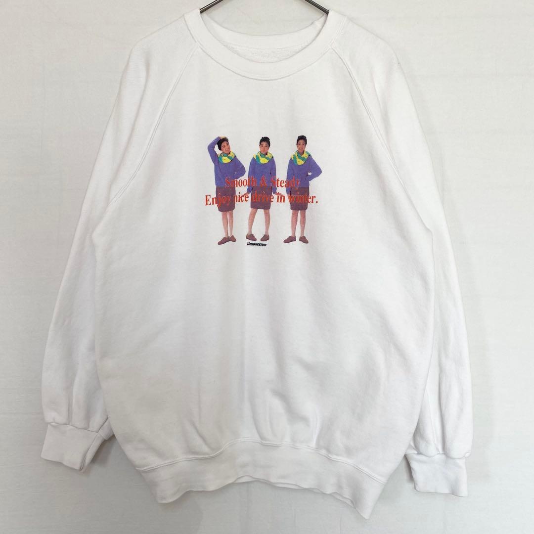 レア♡90s ブリヂストン 菊池桃子 スウェット 企業物 BRIDGESTONE