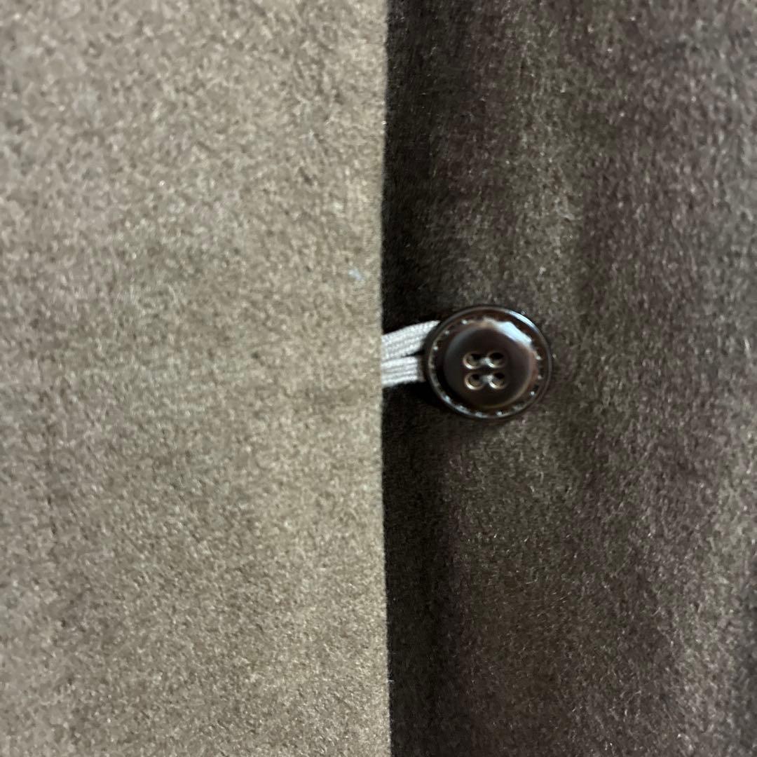 DECOSTER ヤク　ウールコート【9】ダークブラウン　高級　肌触り良い