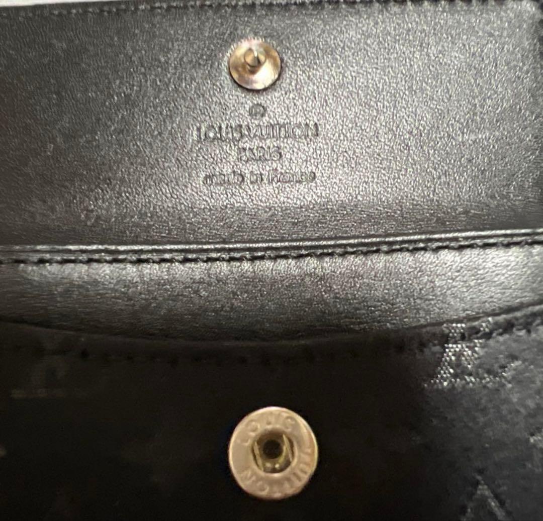 ルイヴィトン　名刺入れ　モノグラムサテン 【カラー】ブラック