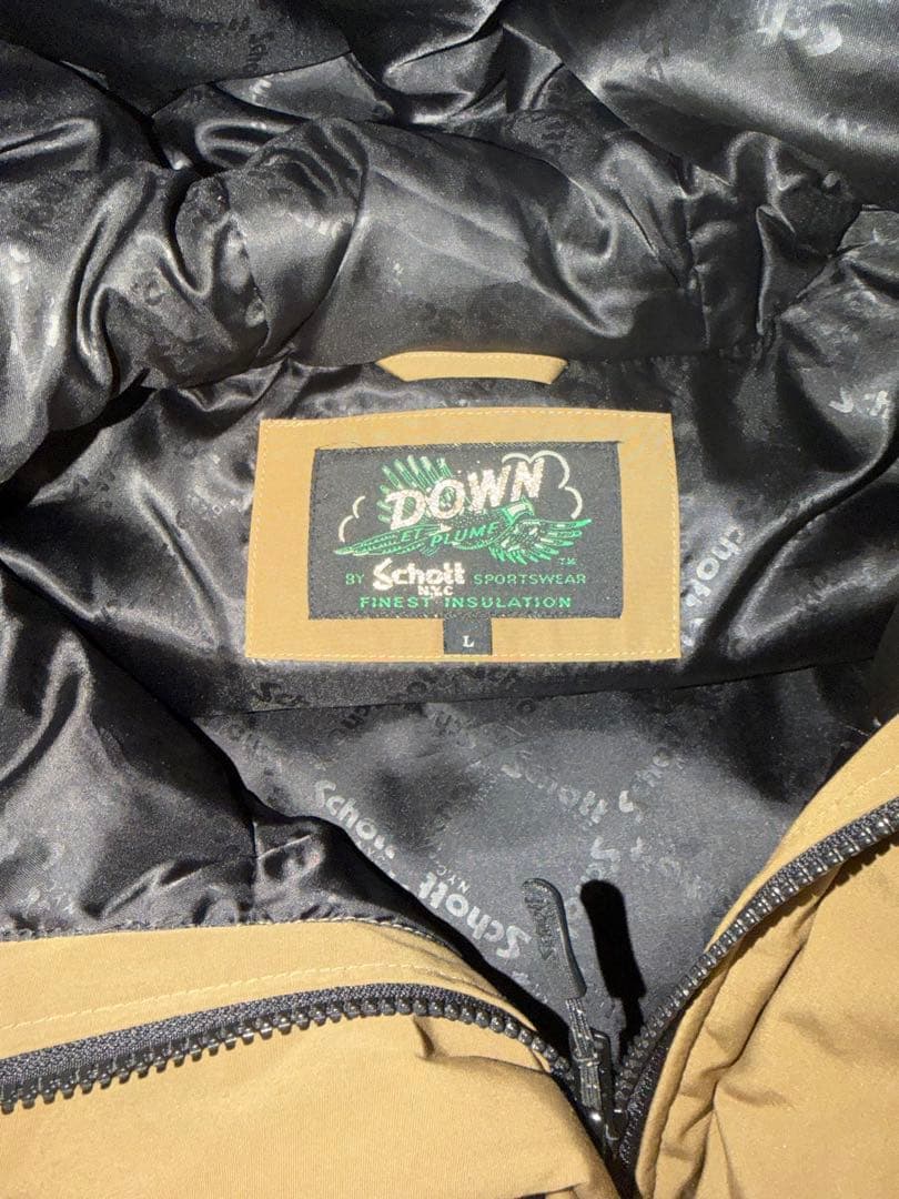 Schott DOWN ダウンジャケット Lサイズ