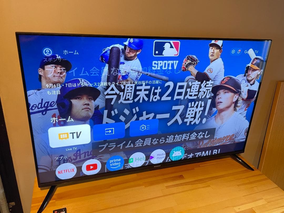 MAXZEN テレビ 50型 Googleテレビ 50インチ 4K