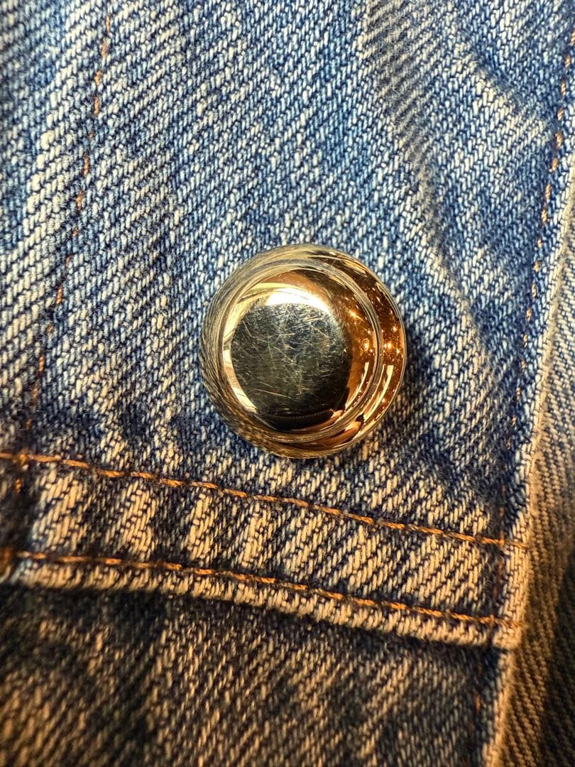 MIUMIU ミュウミュウ ロゴ入り デニムジャケット