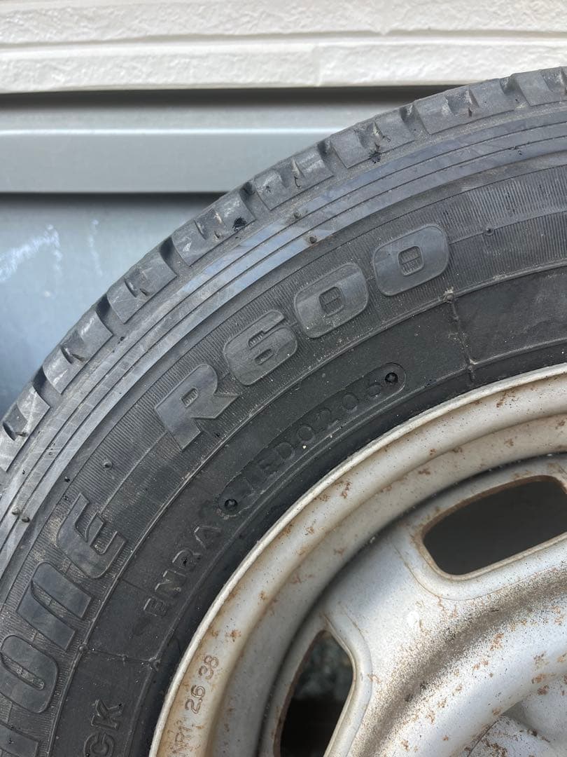 ブリヂストン　R600 軽バン　軽トラ　145/R12LT 4本セット　6PR