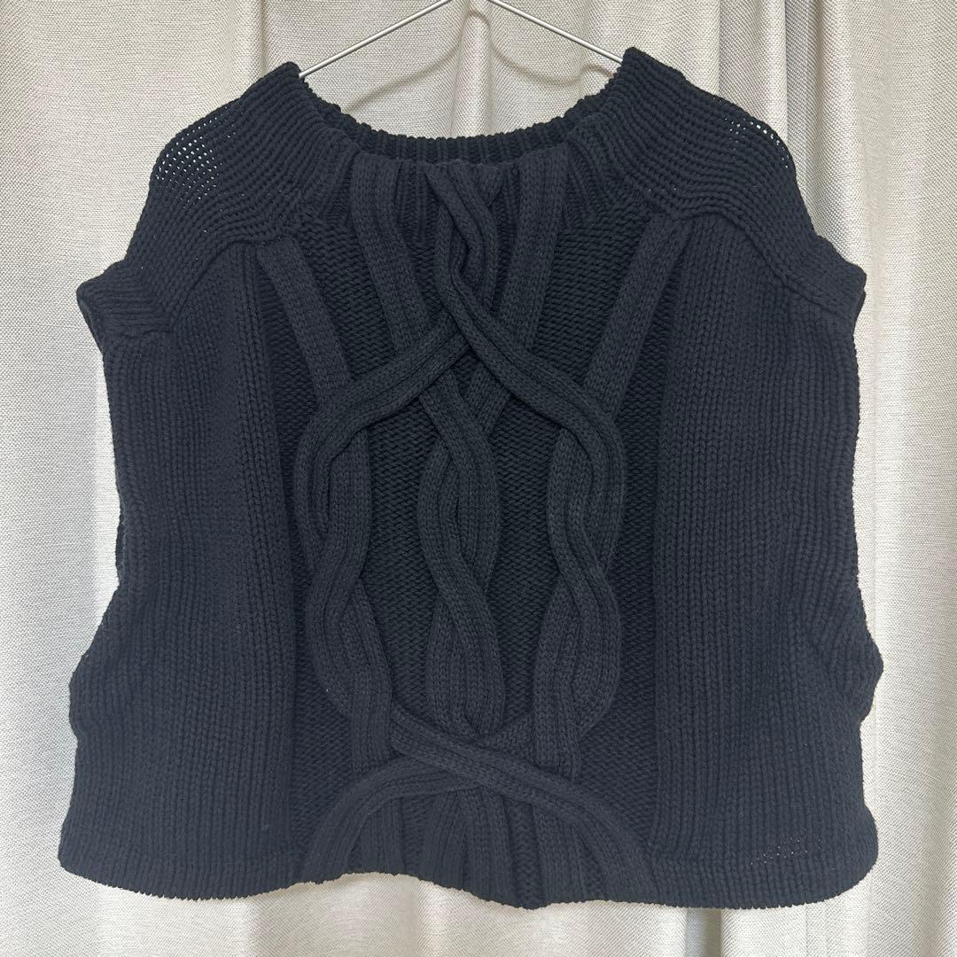 トップス maison de Dolce. chaleurvest black