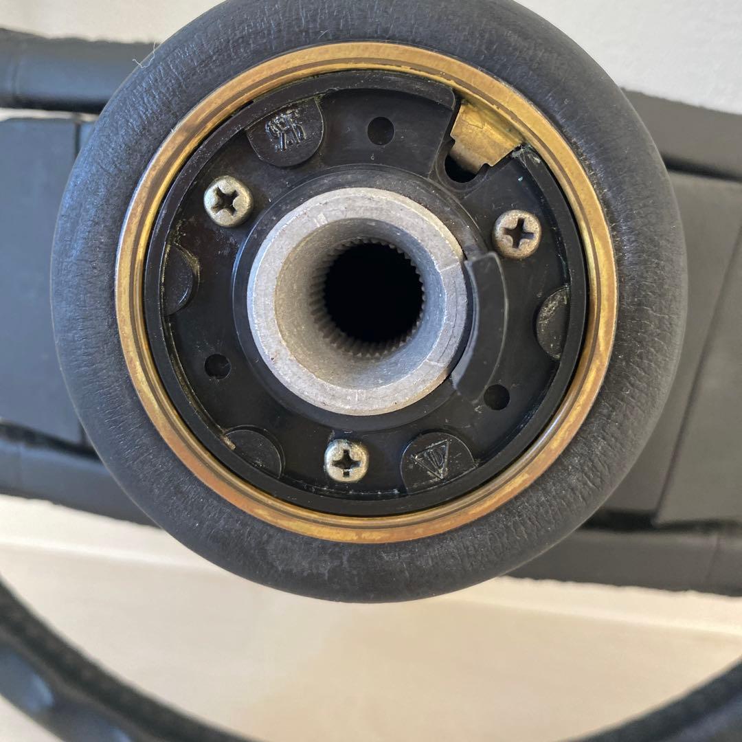 超美品★ポルシェ 91年　964 純正ステアリング黒