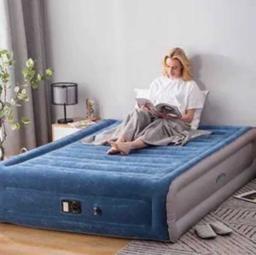 【未使用】　エアーベッド 電動 ダブル エアマットレス 極厚 空気ベッド