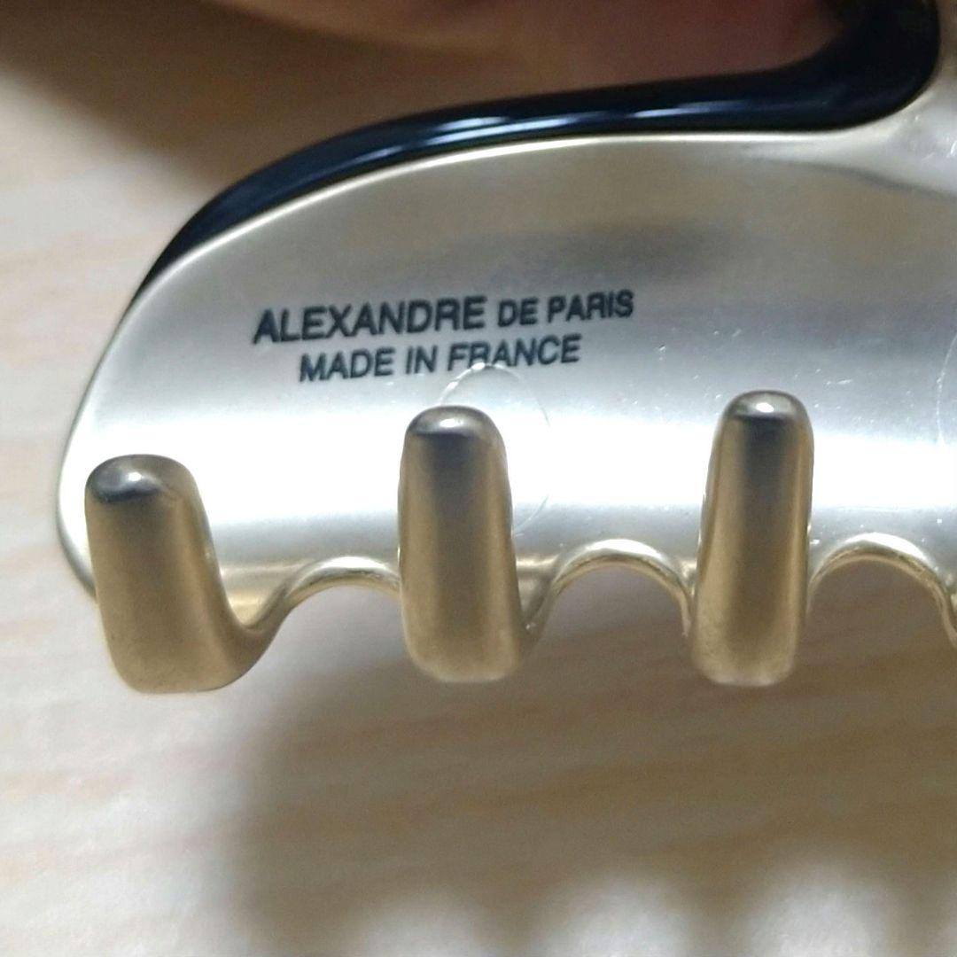 アレクサンドル ドゥ パリ　ヘアクリップ　ヴァンドームクリップ　ブラック