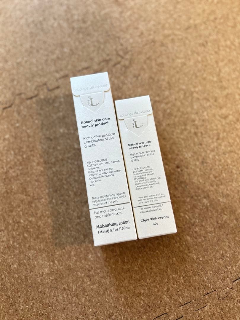 ルアンジュドボーテ　モイストローション150ml＆クリアリッチクリーム30g