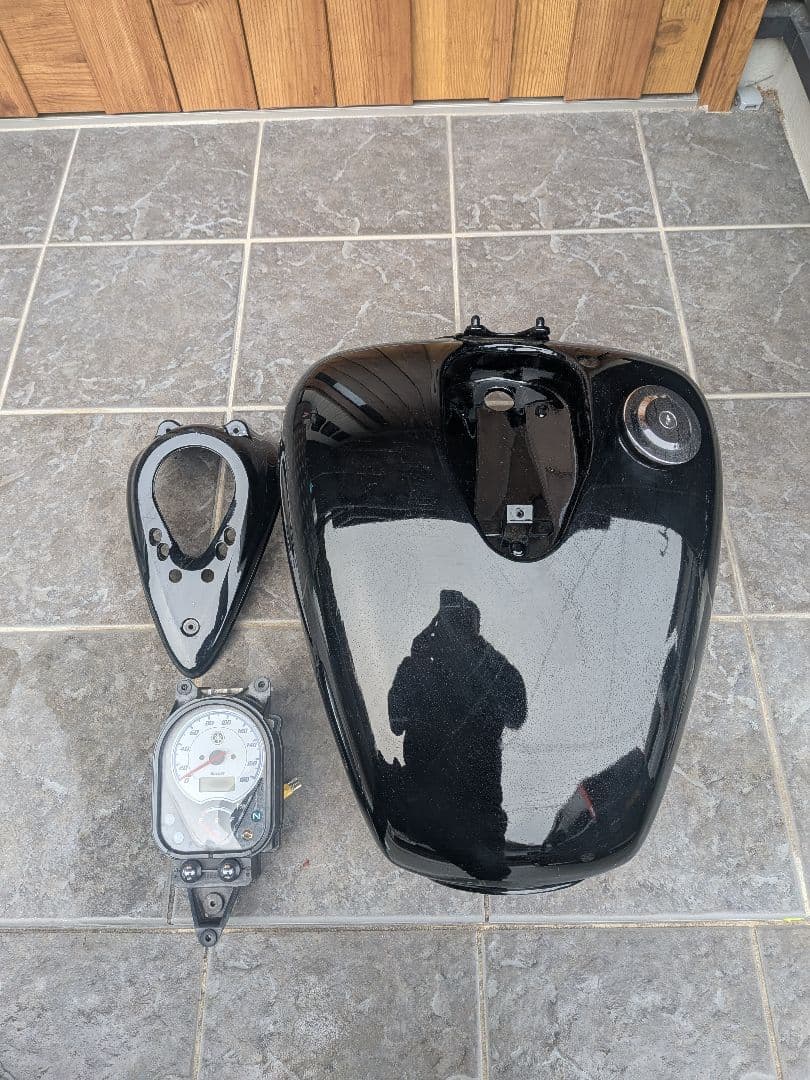 ドラッグスター400 タンク メーター カバー