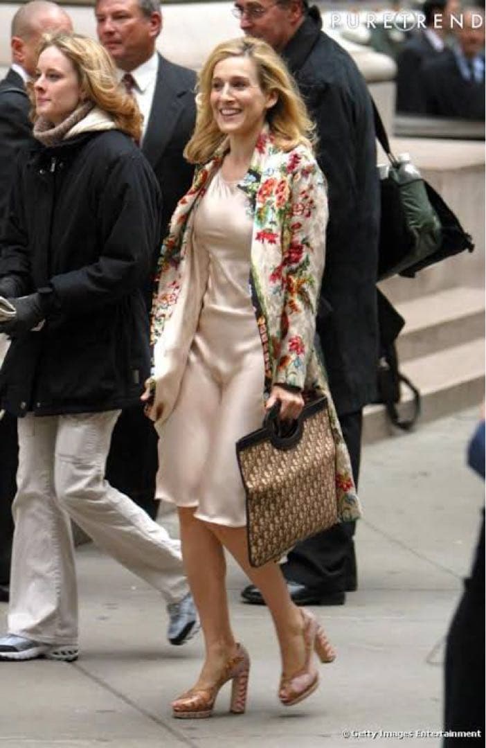 【希少】ヴィンテージ DIOR トロッター クラッチバッグ トート ネイビー