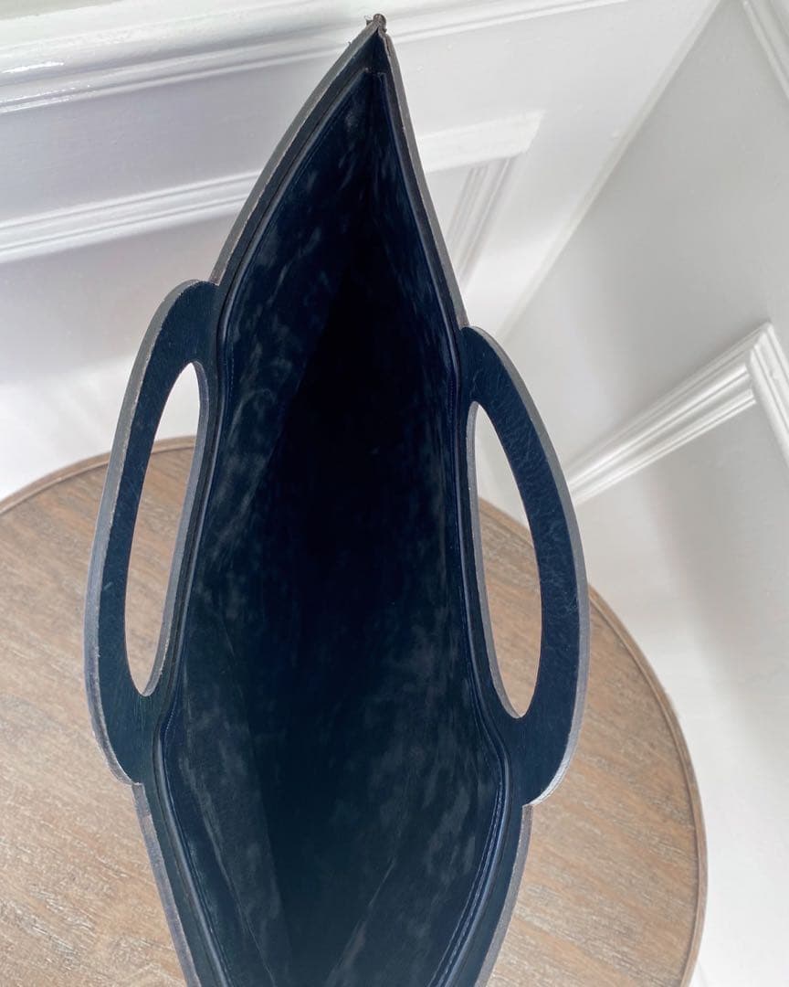 【希少】ヴィンテージ DIOR トロッター クラッチバッグ トート ネイビー