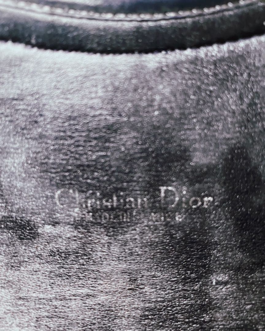 【希少】ヴィンテージ DIOR トロッター クラッチバッグ トート ネイビー