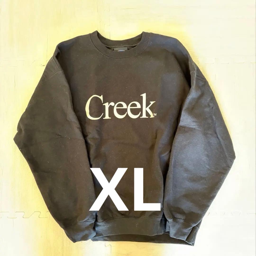 creek xl スウェット　黒