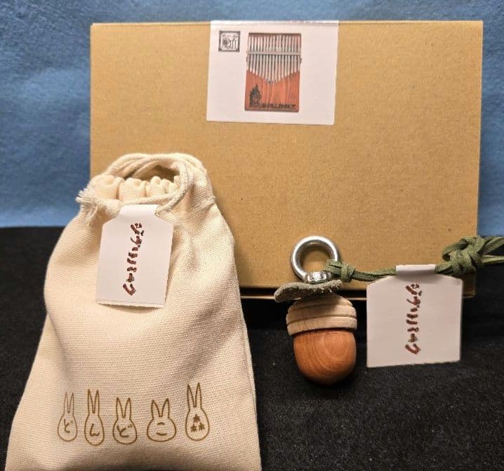 ジブリパーク トトロカリンバ　エレベーター塔カリンバ　どんぐりバードコール