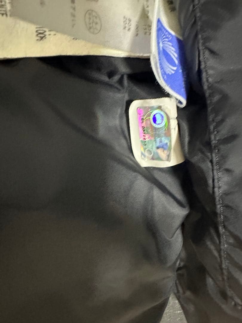 ダウン　ベスト　モントリオール　BEAMS 別注　ビームス　黒ワッペン