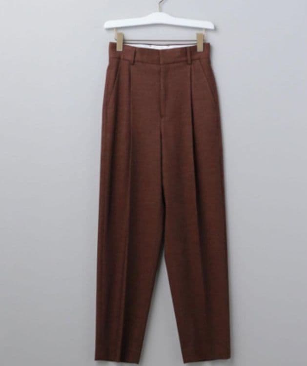 6 ROKU TUCK PANTS/パンツ　36 ブラウン