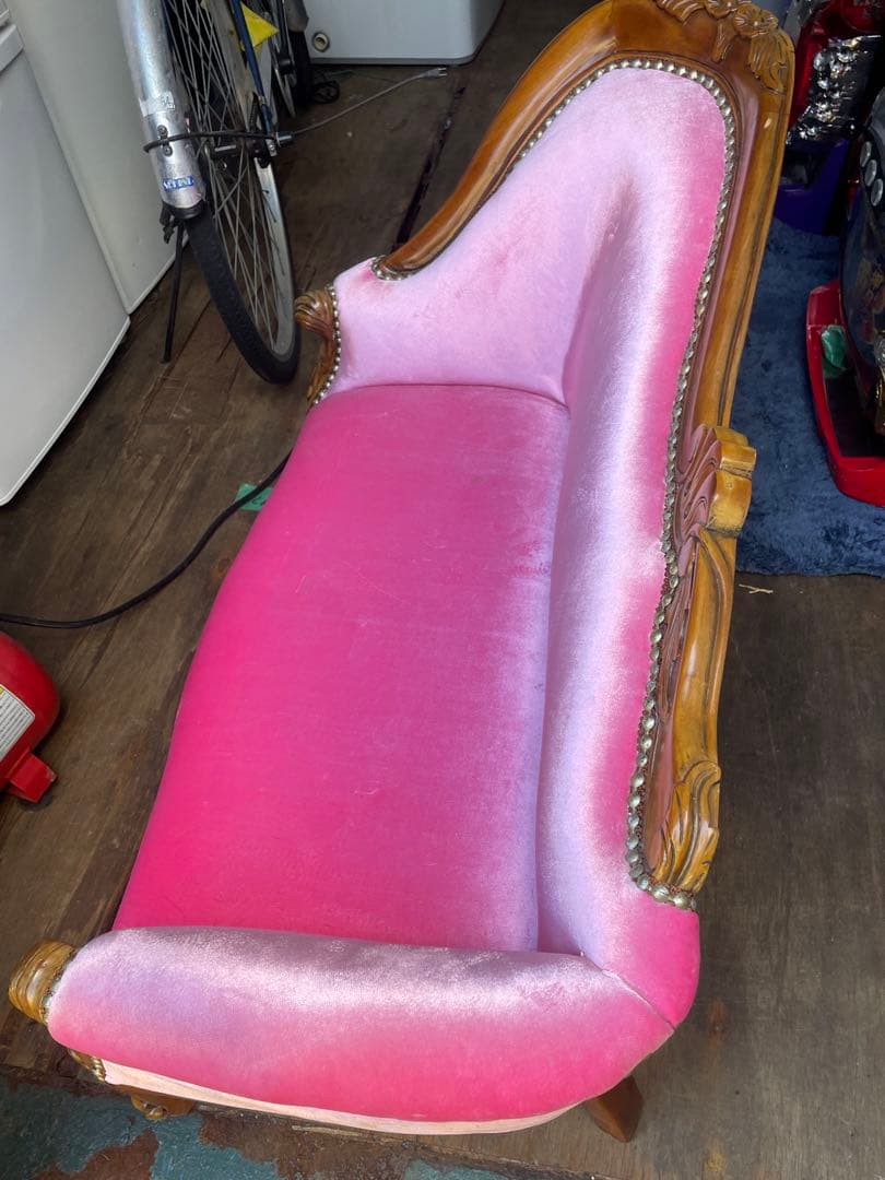 ペット専用ミニソファー　アンティーク　お姫様系